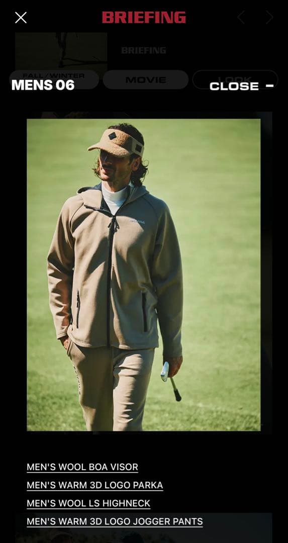 「土日限定SALE」BRIEFING WARM 3D LOGO PARKA