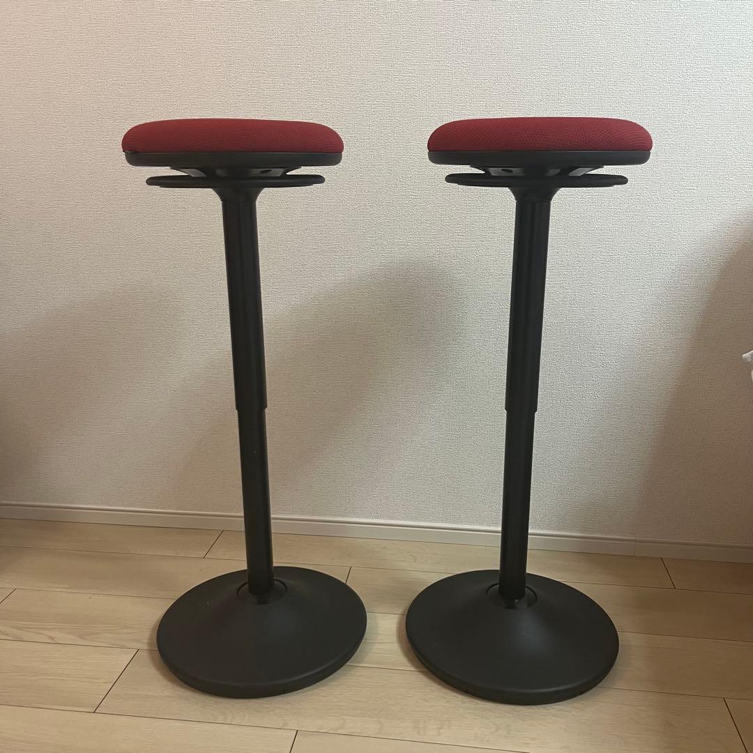 ✨【良品】オカムラ ピルエット スイング脚スツール L122EA 2脚✨