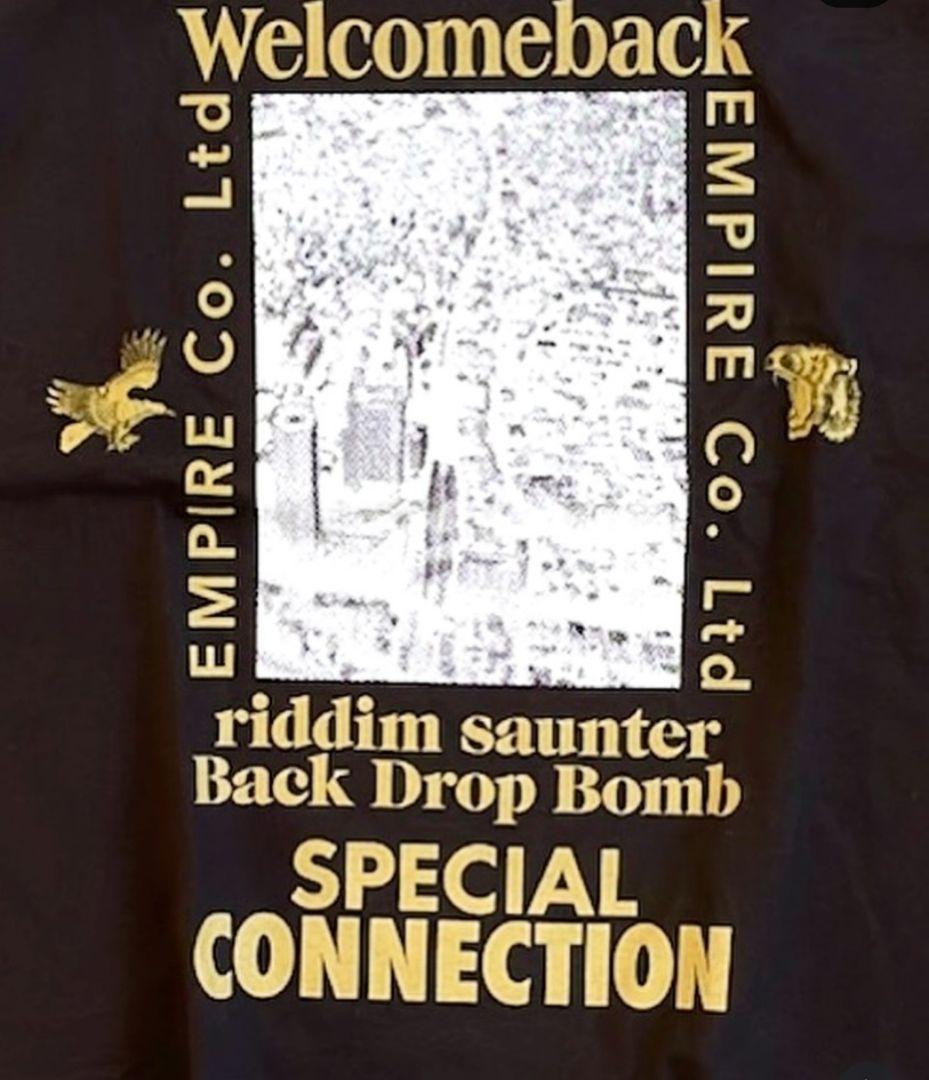 BACK DROP BOMB 　Riddim Saunter　Tシャツ 　XL