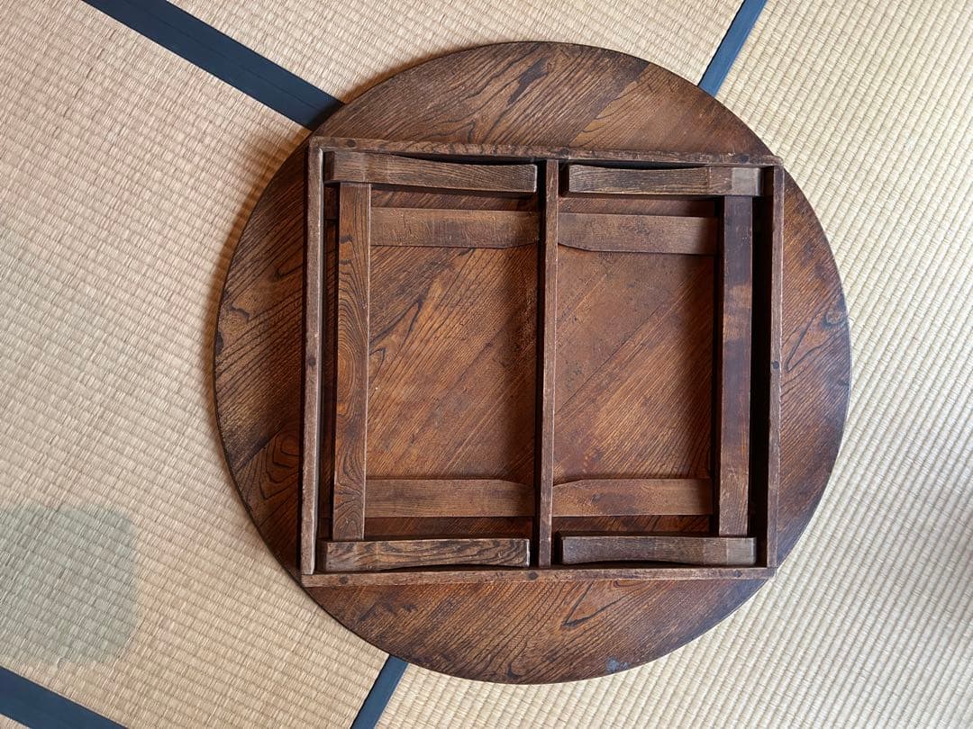 ちゃぶ台　古道具　直径86.5cm