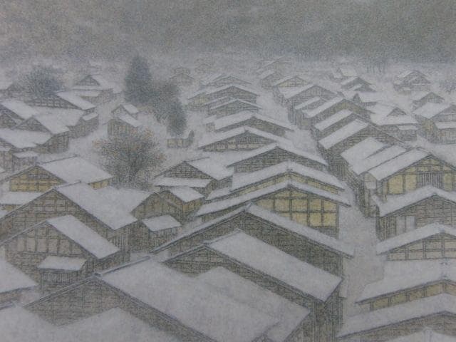 白井進、【白幻譜】、希少な額装用画集より、新品額装付、状態良好