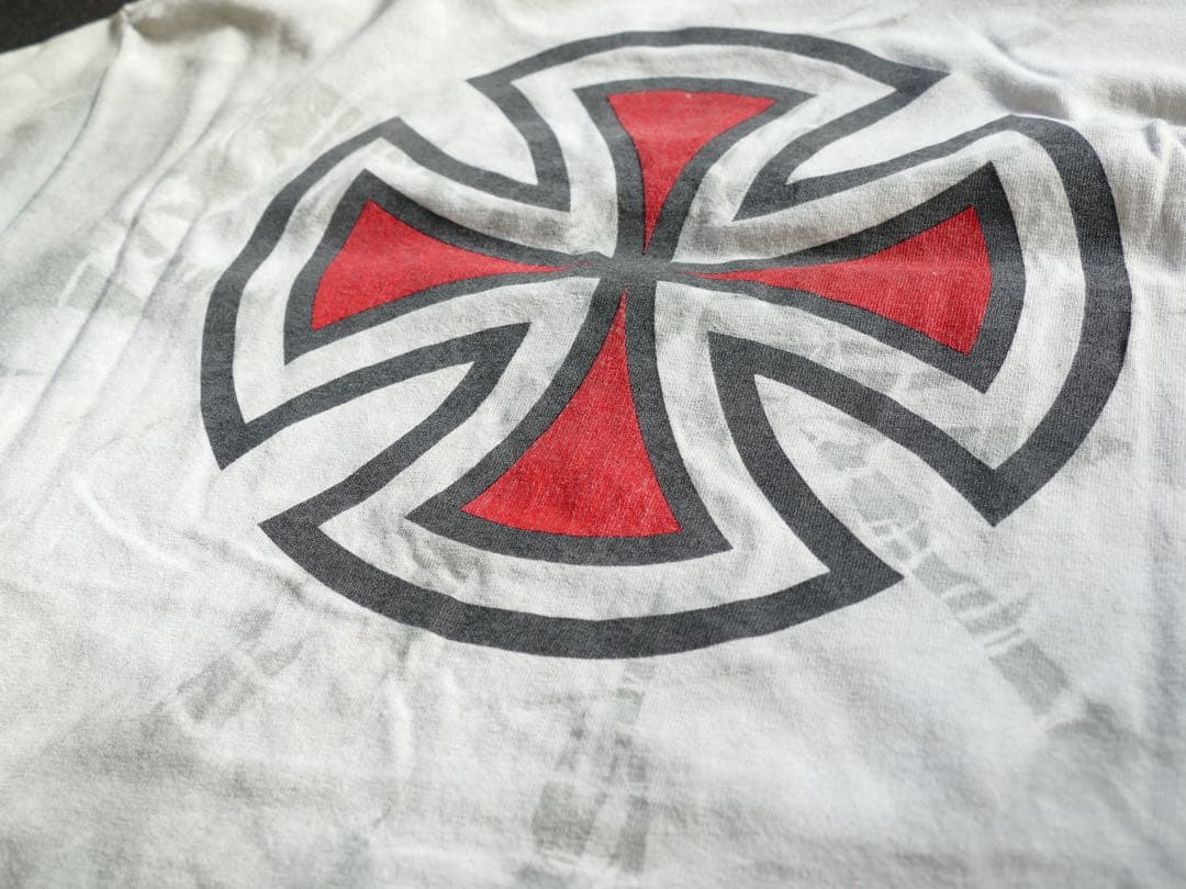 90s Old skate independent NHSタグ タイダイ