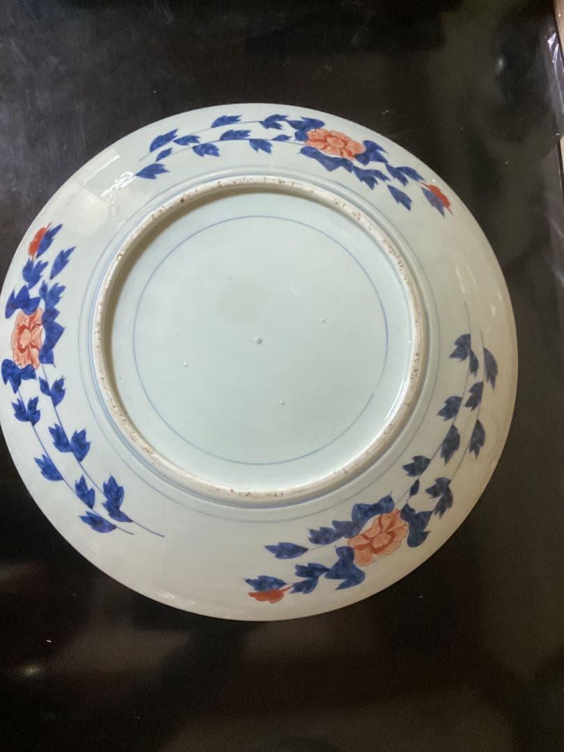 錦絵天保大皿　幅約45.5cm 江戸期　古美術骨董品　時代物　置物