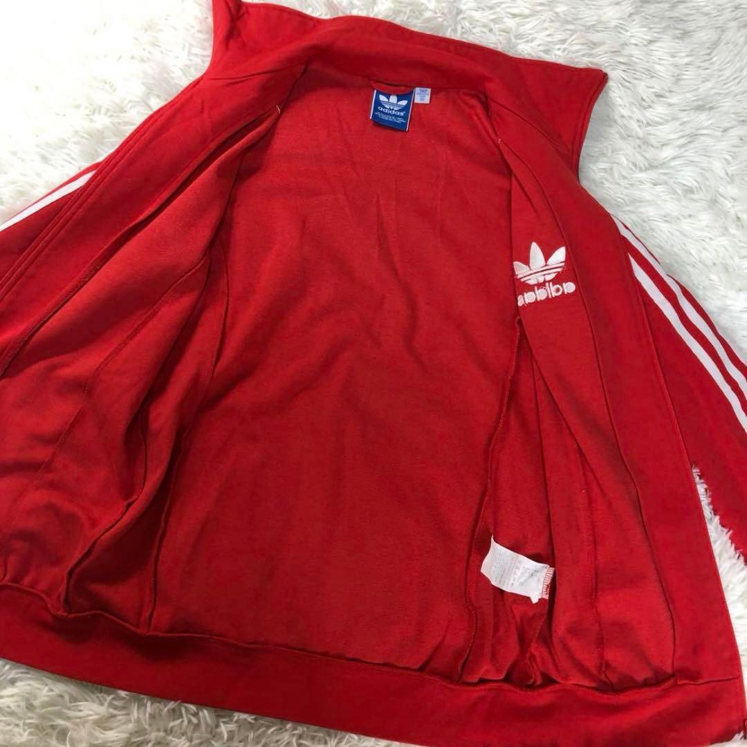 【専用】adidas アディダストラックジャケット ジャージレッドLサイズ