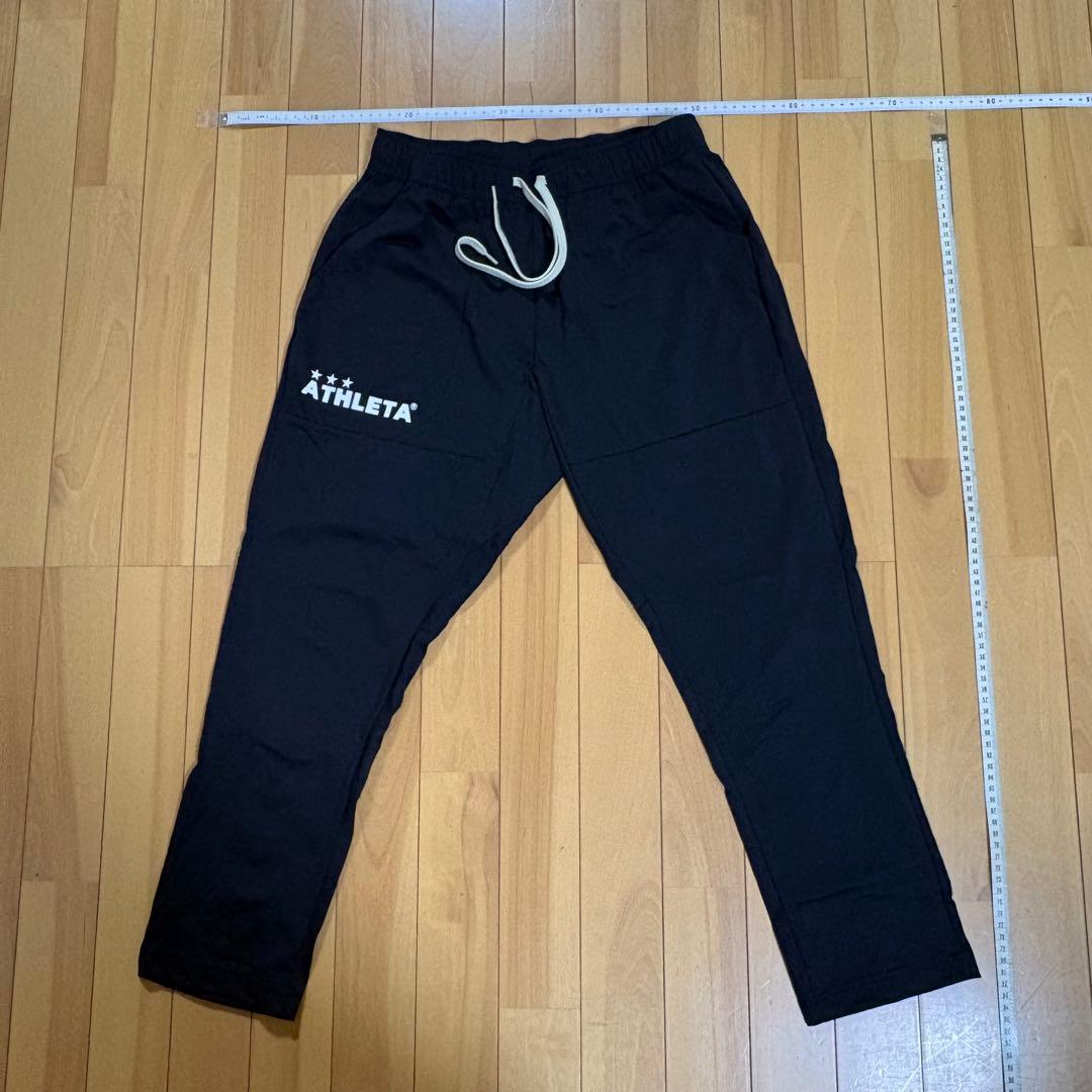 【新品 未使用】ATHLETA フード付きジャージ ブラック メンズM