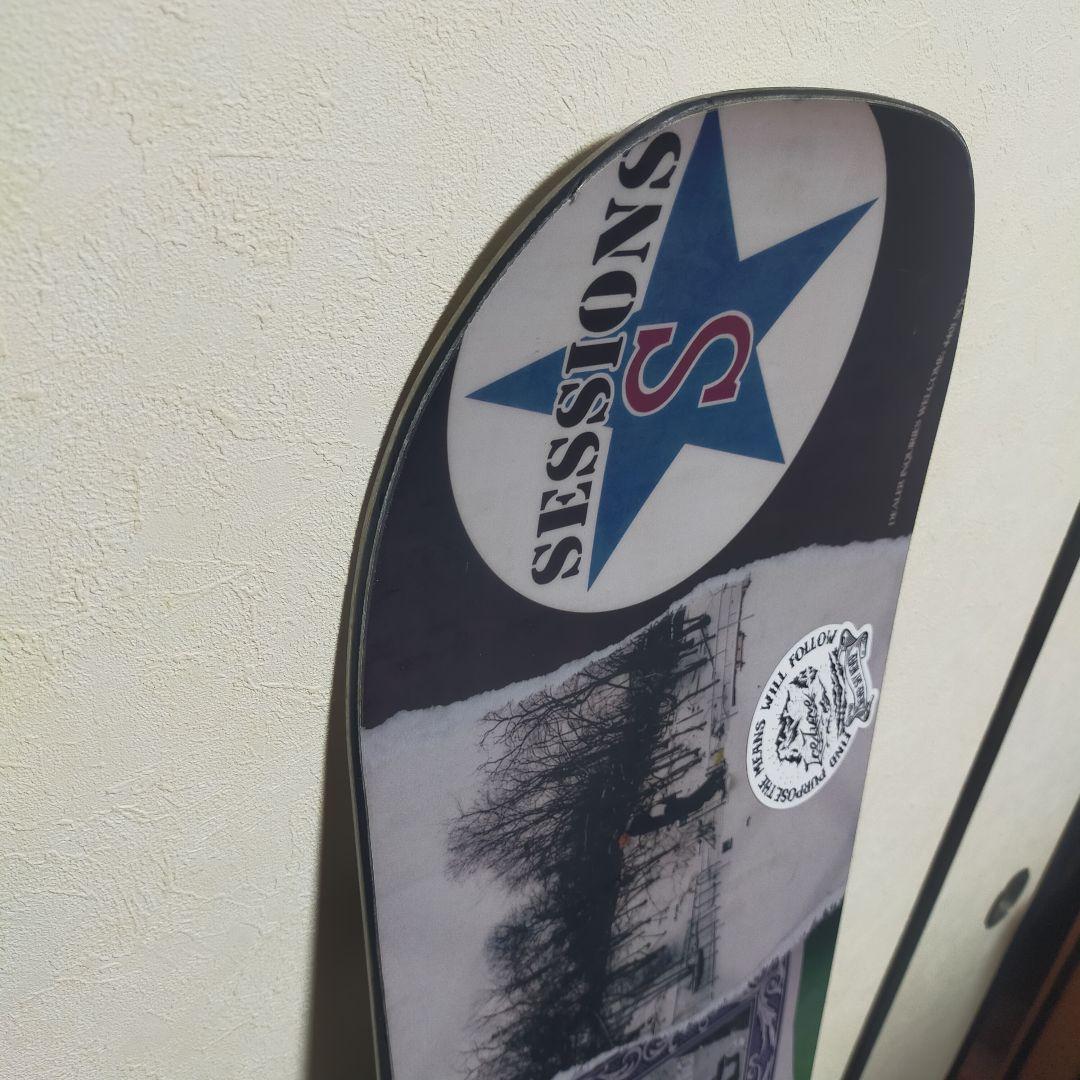 スノーボード SESSIONS 147cm チューン済み 美品 グラトリ
