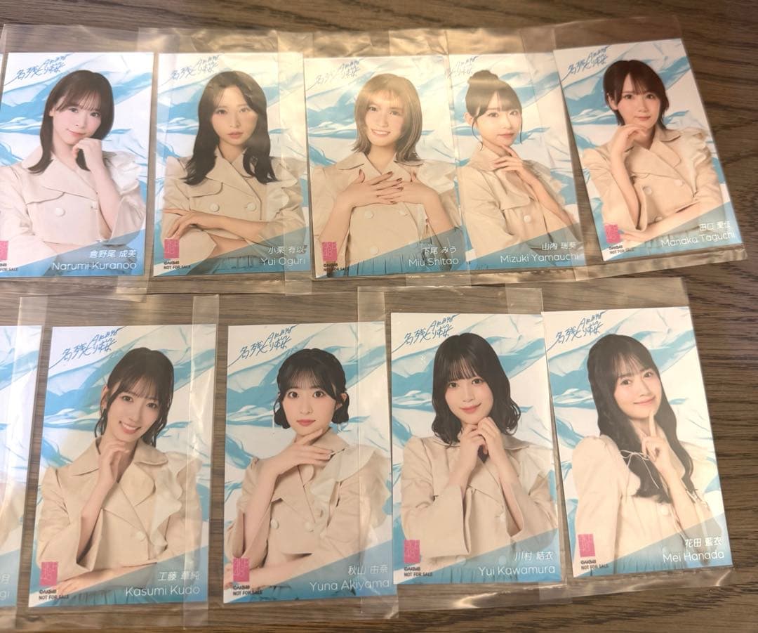【15種セット】AKB48 名残り桜 広島握手会限定 ハーフサイズ生写真