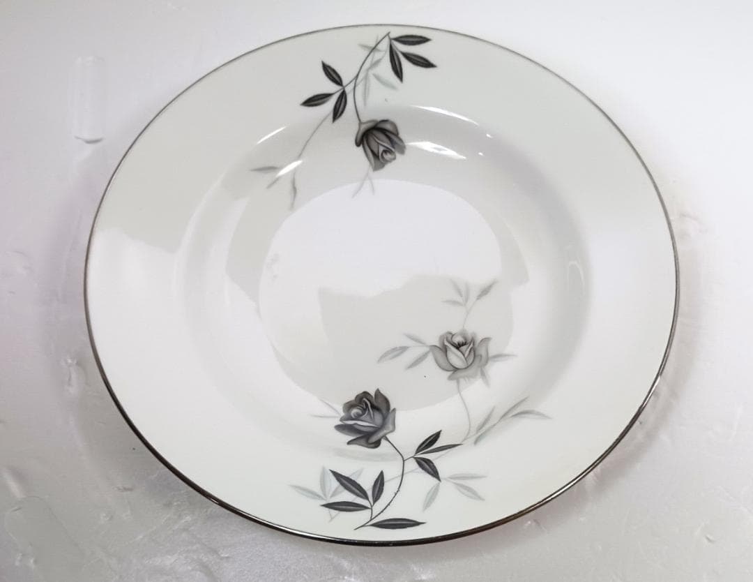 オールドノリタケ/Noritake　ロザモア　薔薇 日本製　プレート　深皿　４枚