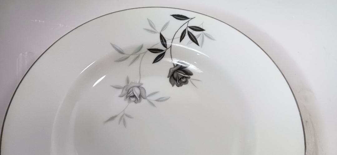 オールドノリタケ/Noritake　ロザモア　薔薇 日本製　プレート　深皿　４枚