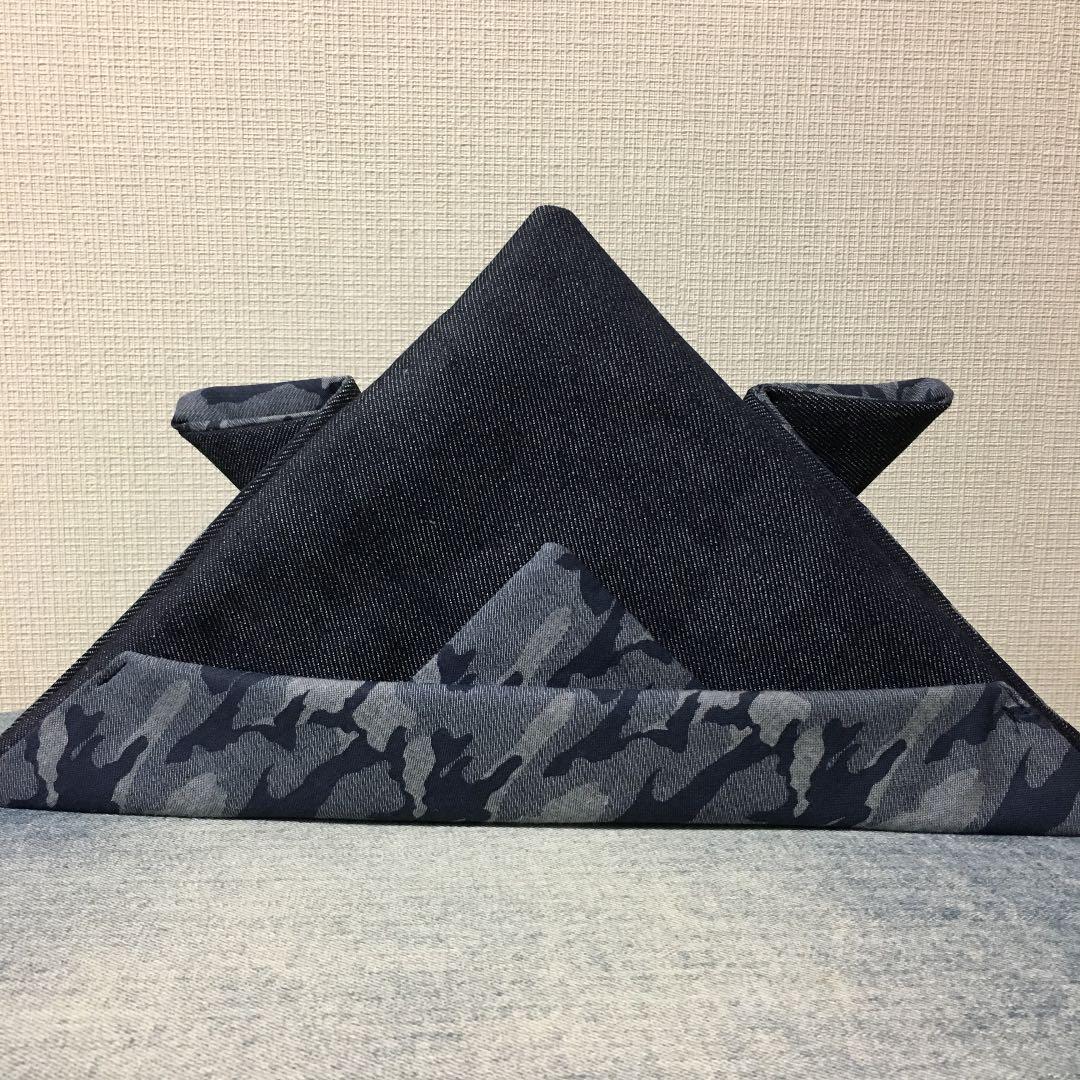 handmade☆かぶれる兜 DENIM×カモフラージュ 2019