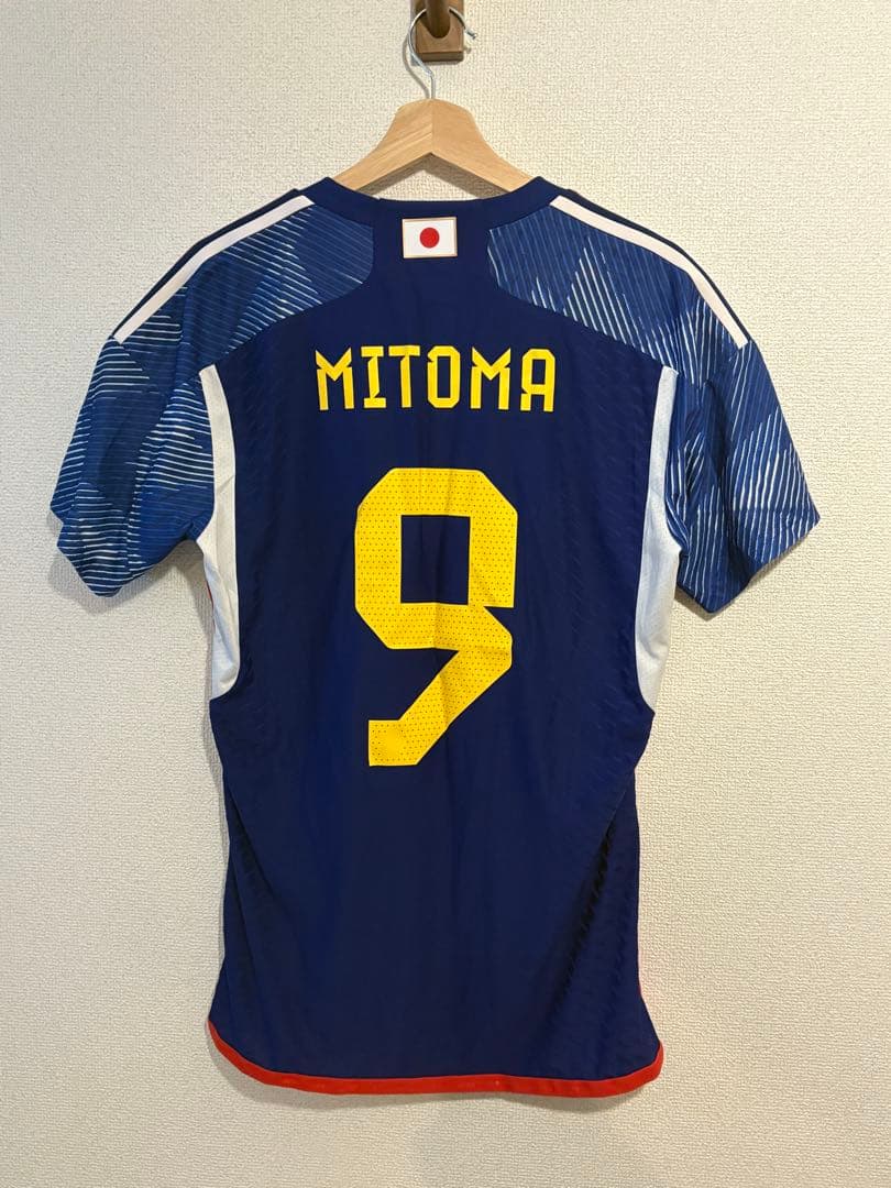 三笘薫 日本代表 2022 W杯 オーセンティック ユニフォーム Mサイズ 美品