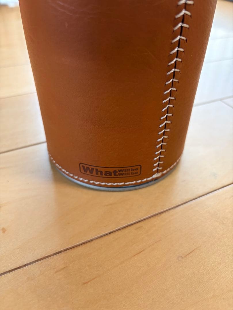 ガス缶カバー(レザー、金属)