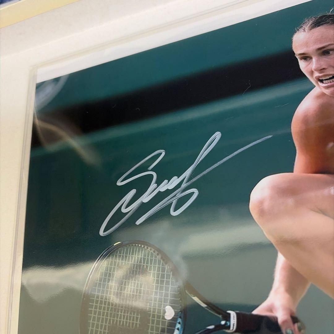 女子テニス チャンピオン　アリーナサバレンカ　直筆サイン入りフォト