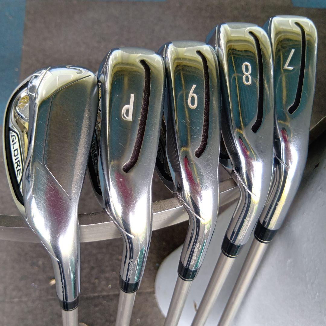 TaylorMade グローレ レディースアイアンセット 5本 ピンクグリップ