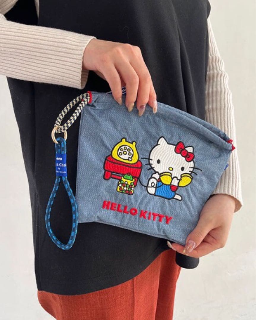 【新品・タグ付】ball&chain ボール&チェーン ハローキティ デニム柄