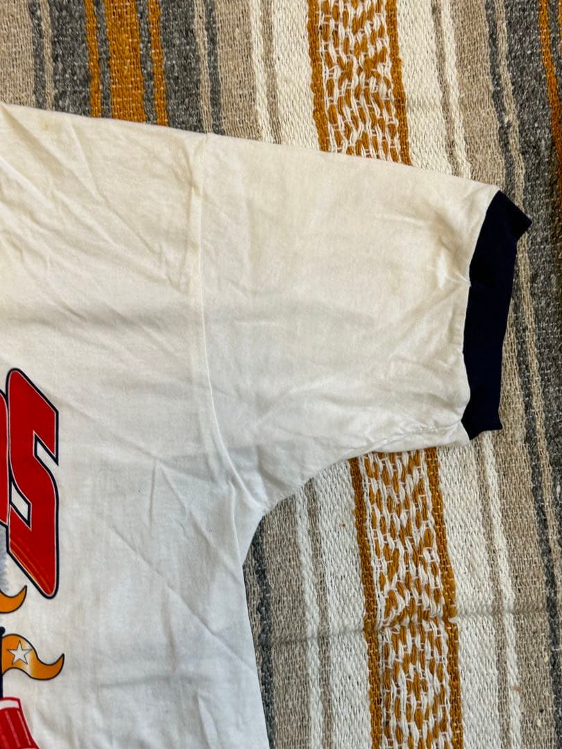 【デッドストック】90年代MLBメジャーリーグインディアンスチャンピオンTシャツ