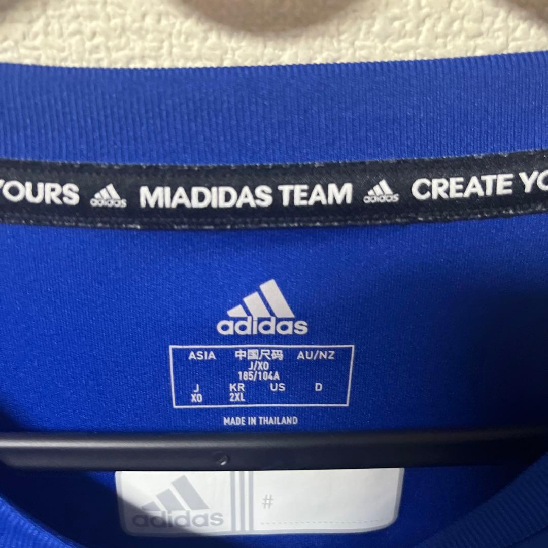 adidas ラグビーウェア 2XL 青 TOYOTA