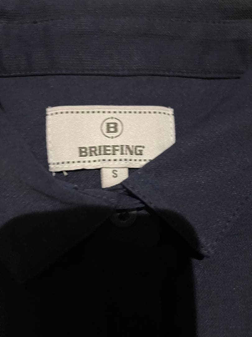 BRIEFING ネイビー ノースリーブポロワンピース