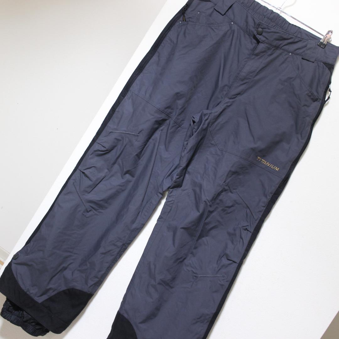 【美品】US輸入【L】コロンビア TITANIUM 透湿防水 スノーボードパンツ