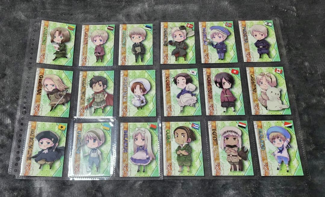 ヘタリア トレーディングカード コンプリート セット