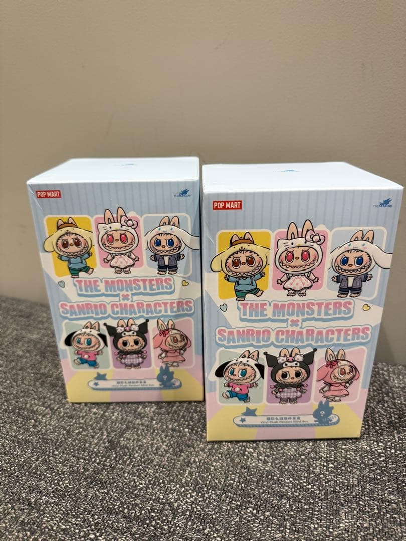 新品❣️POPMART LABUBU×Sanrio ペンダント2ピース