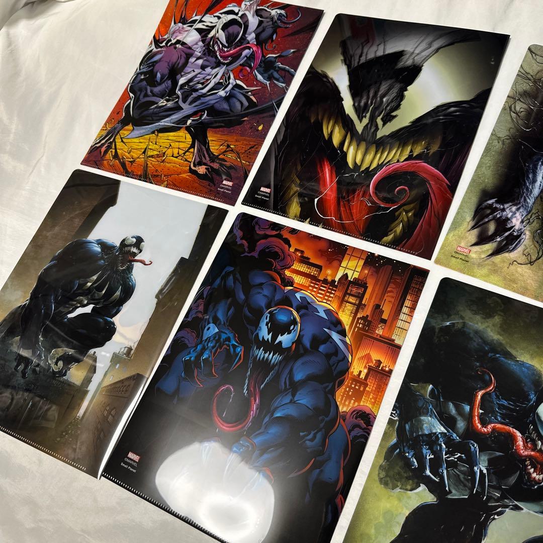 廃盤　ブラインド　VENOM ヴェノム　クリアファイルセット　アベンジャーズ寄生