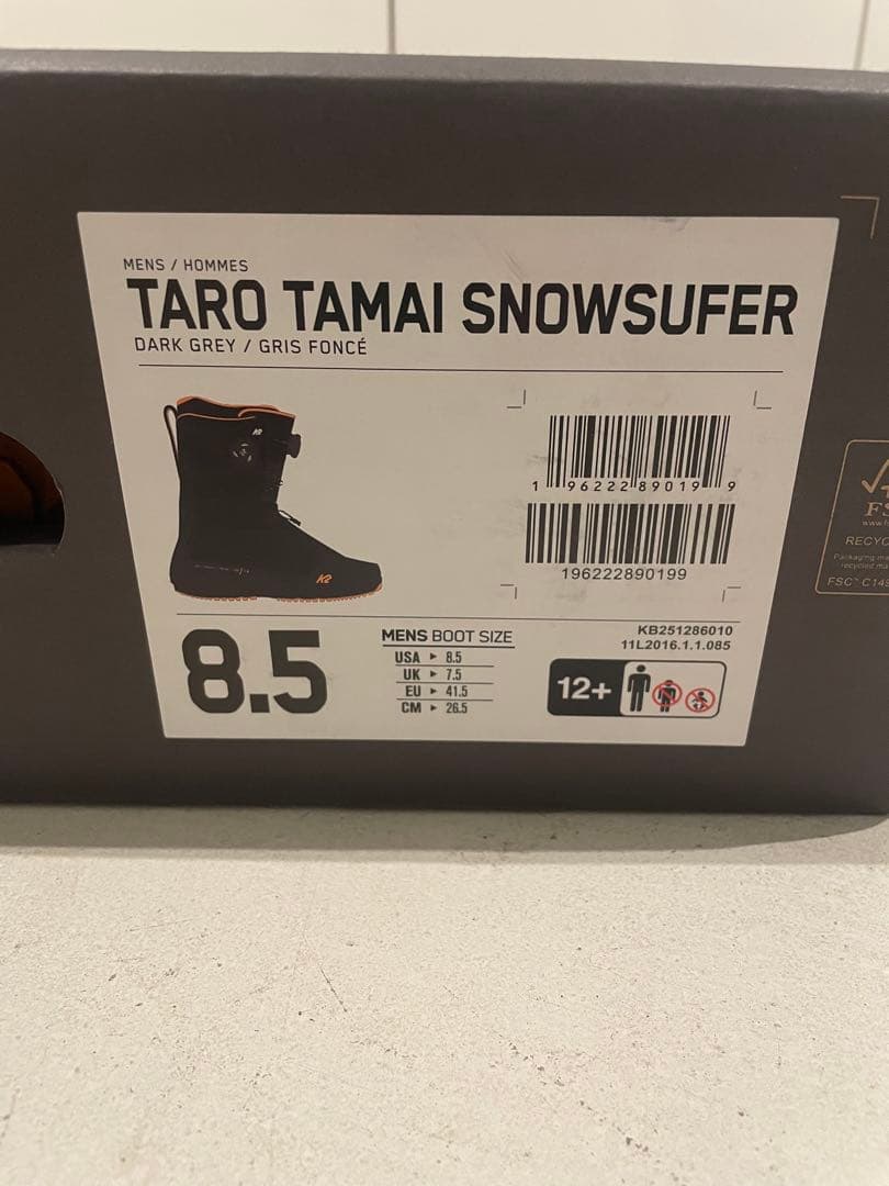 スノーボード hujita 25-26 K2 TARO TAMAI SURFER