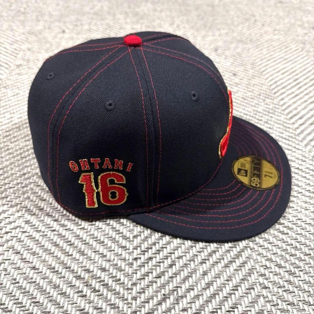 侍ジャパン　59FIFTYキャップ　大谷翔平　刺繍入り　7 3/8