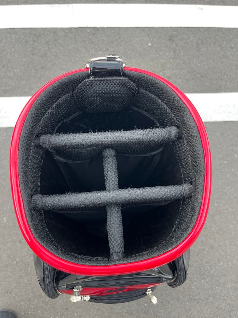 BRIDGESTONE GOLF キャディバッグ 黒赤
