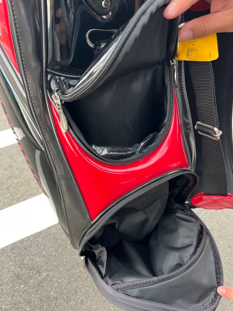 BRIDGESTONE GOLF キャディバッグ 黒赤