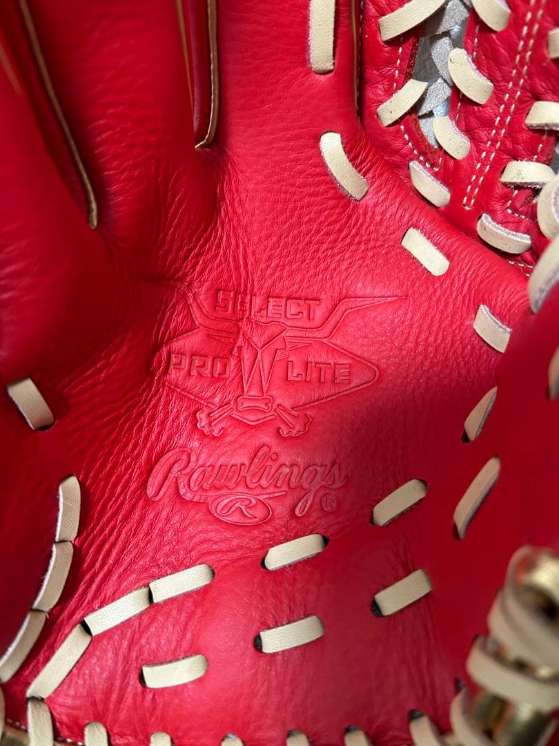 Rawlings Select Pro Lite 赤 軟式グローブ