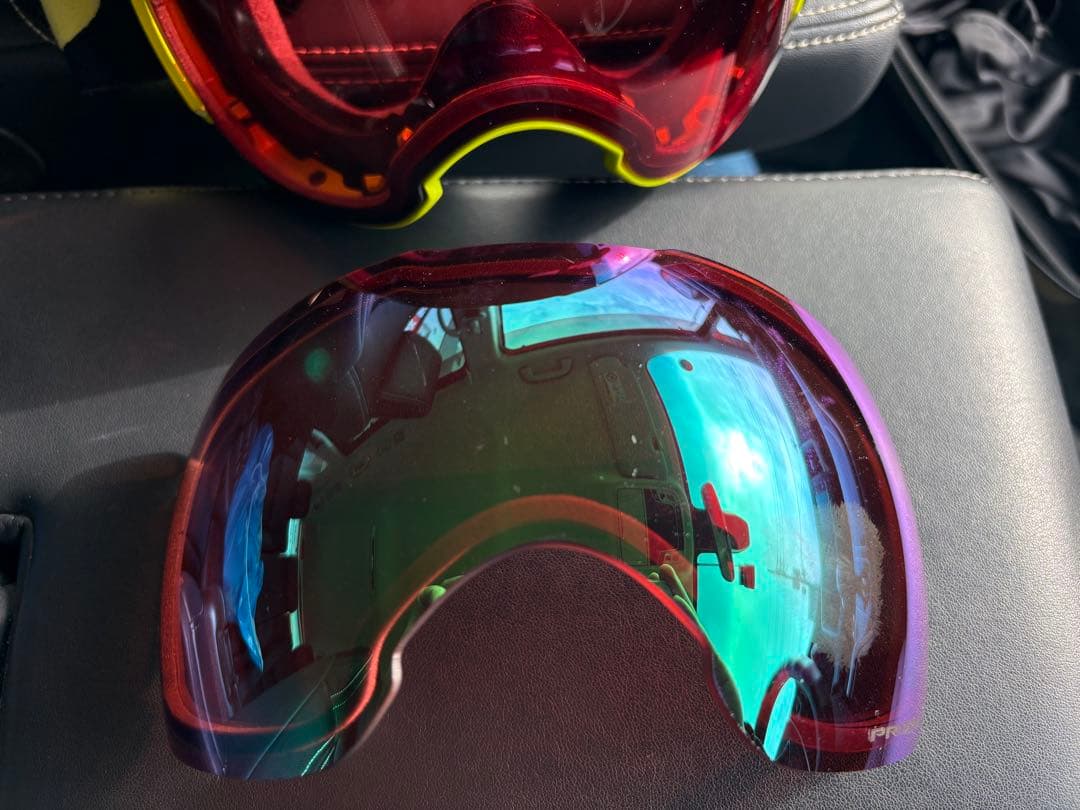【値下げ】Oakley エアブレイク プリズム スペアレンズ有り ゴーグル