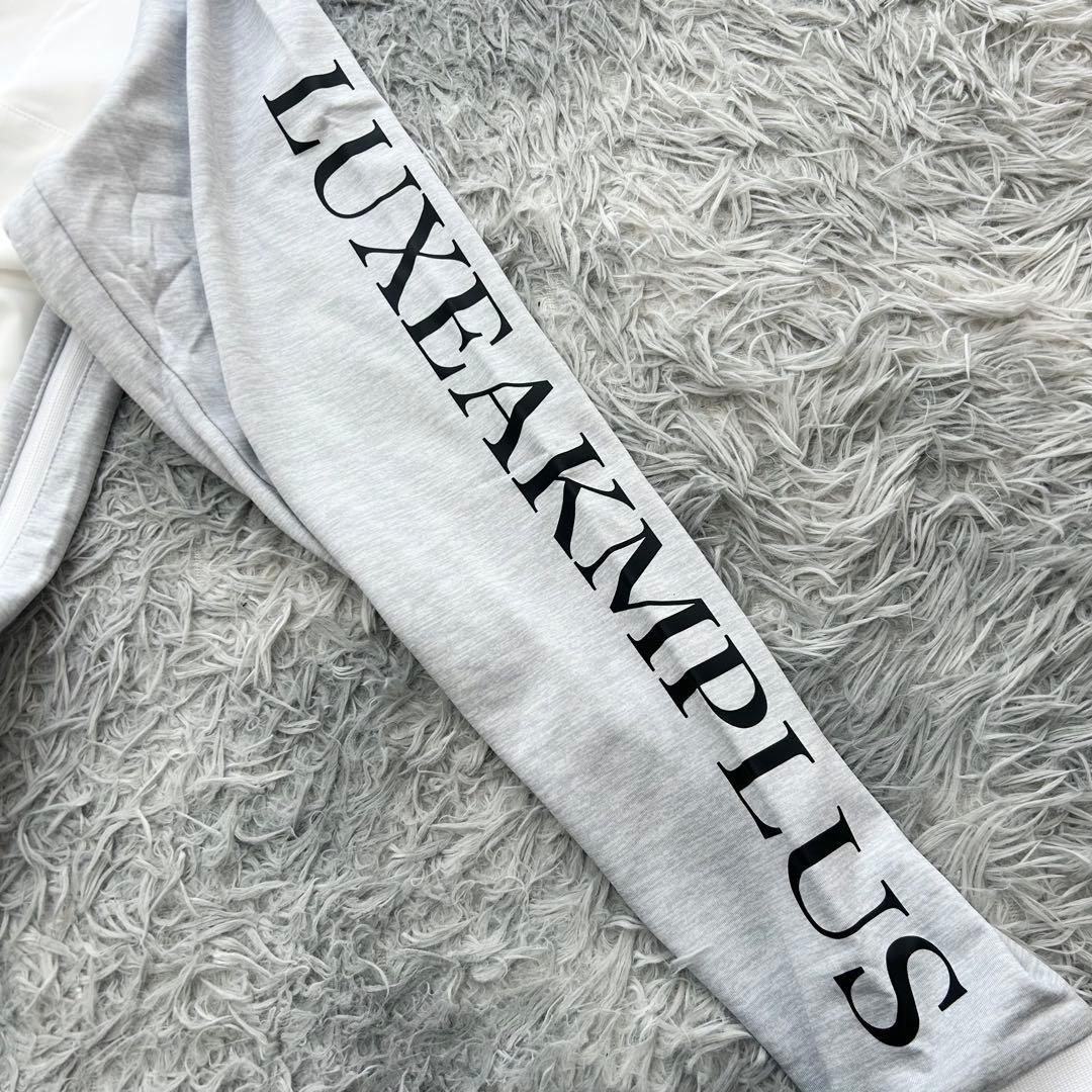 新品　LUXEAKMPLUS ハーフジップ　プルオーバー　防風　ホワイト　XL