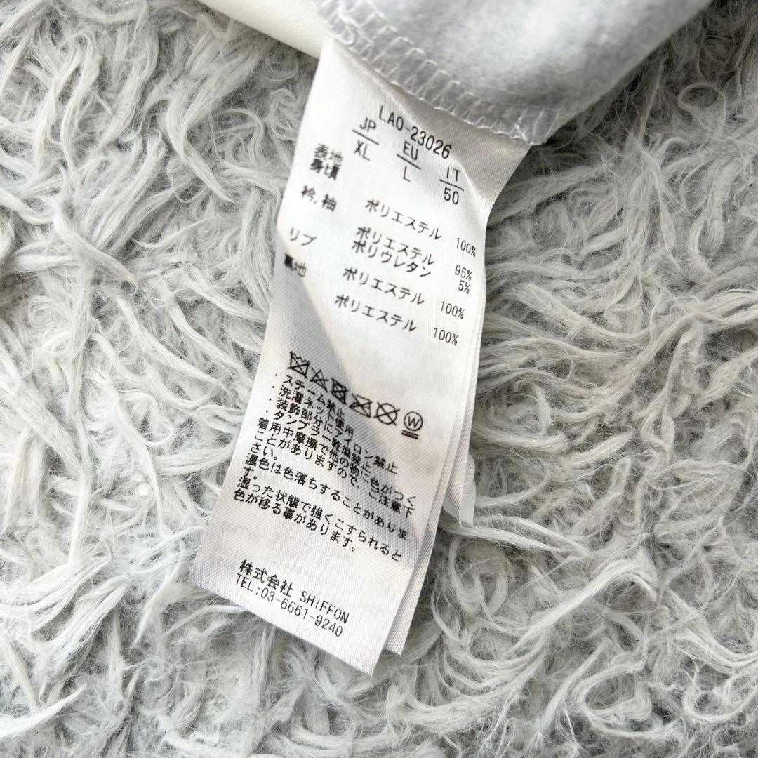 新品　LUXEAKMPLUS ハーフジップ　プルオーバー　防風　ホワイト　XL