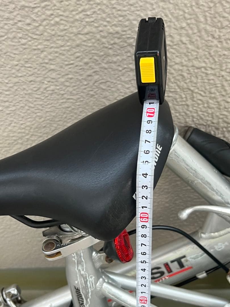 麦*ん様 折りたたみ自転車　ブリヂストン　トランジットライト　9.6Kg ８０✖