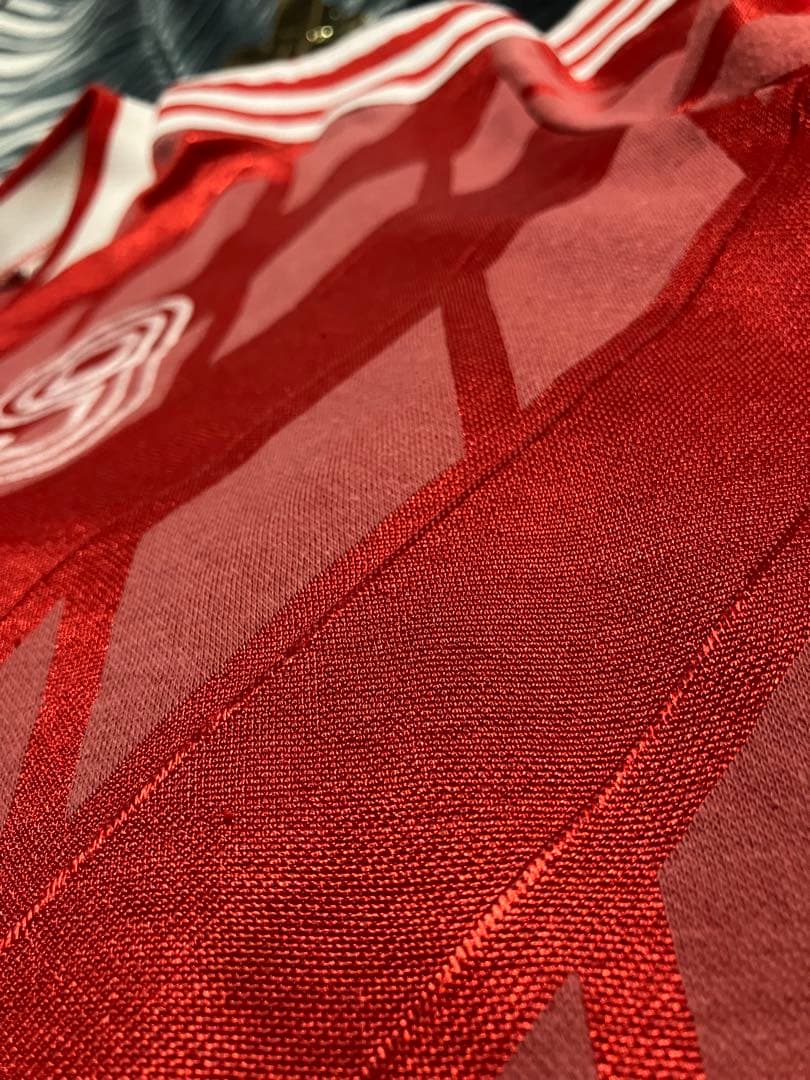 80年代 ビンテージ adidas 西ドイツ製 サッカー ユニフォーム 赤