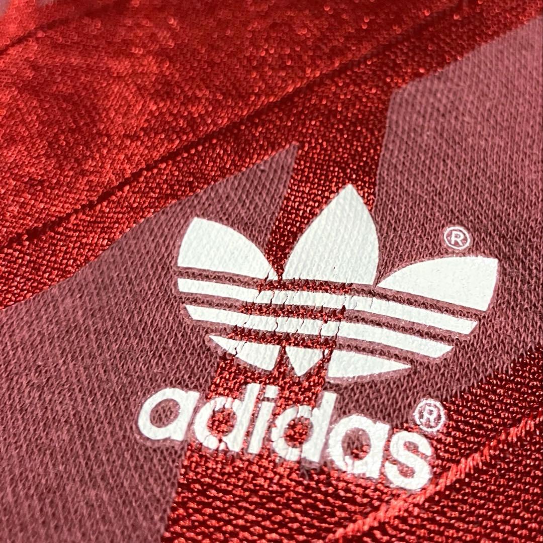 80年代 ビンテージ adidas 西ドイツ製 サッカー ユニフォーム 赤