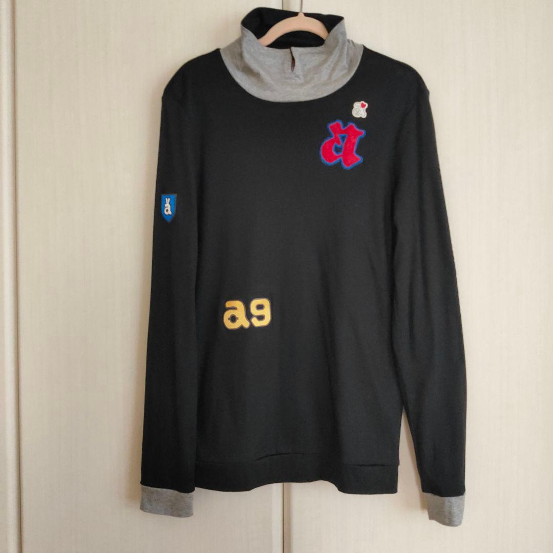 アルチビオ襟付カットソー長袖38M黒MASTERBUNNYEDITIONスカート