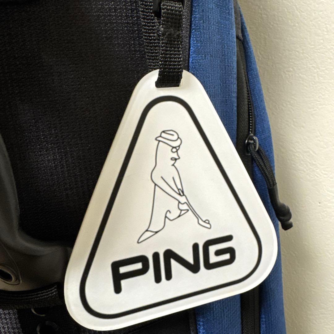 PING ピン 軽量 キャディバッグ スタンド 9.5インチ ブルー
