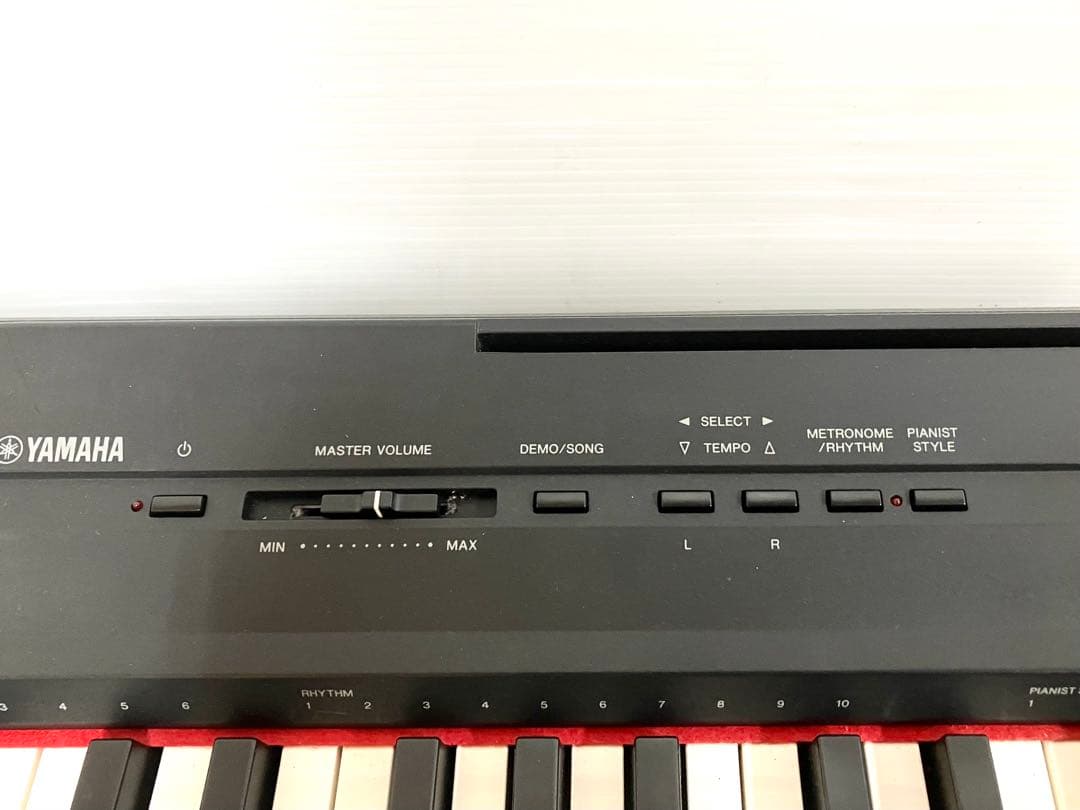 ◆YAMAHA ヤマハ◆88鍵 電子ピアノ P-105B ペダル付き 中古美品