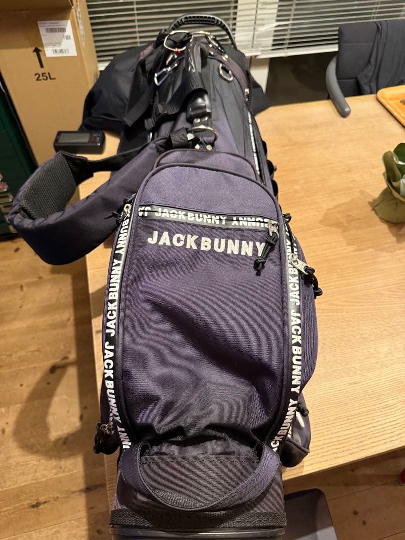 JACK BUNNY ブラックキャディバッグ　ブラック
