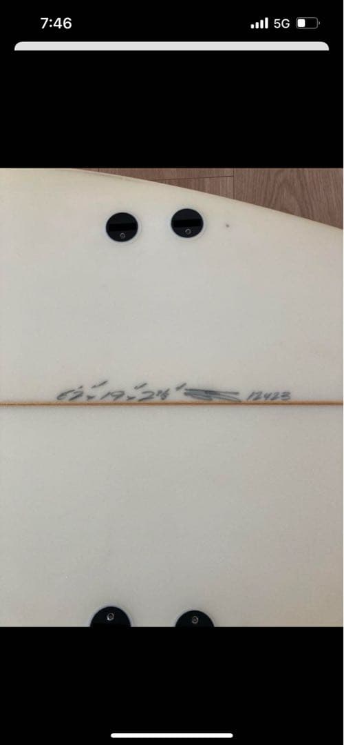 JSのショートボード、サイズ6'2\"x 19 3/4\" x 2 3/8\"