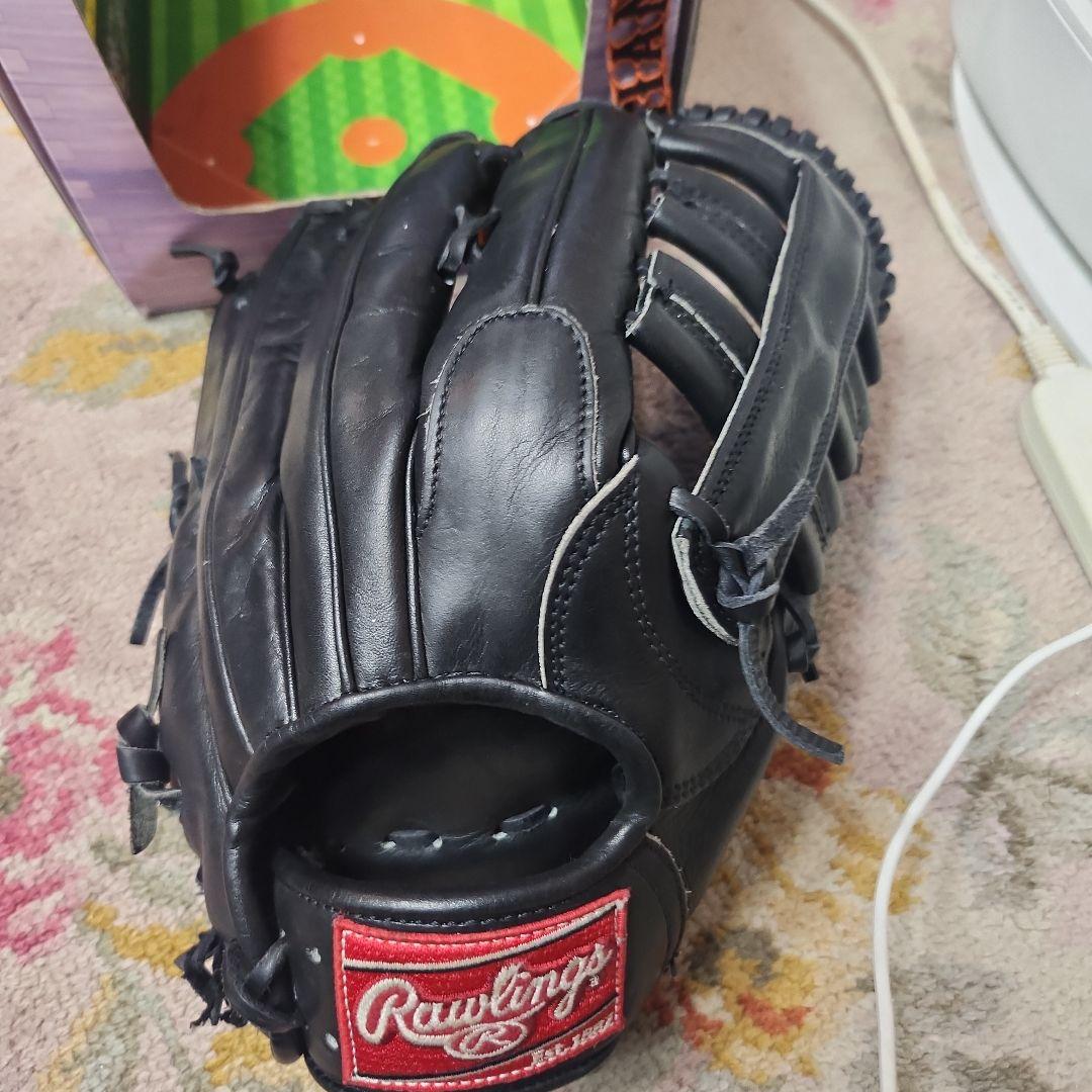 Rawlings プロモデル 軟式グローブ 黒