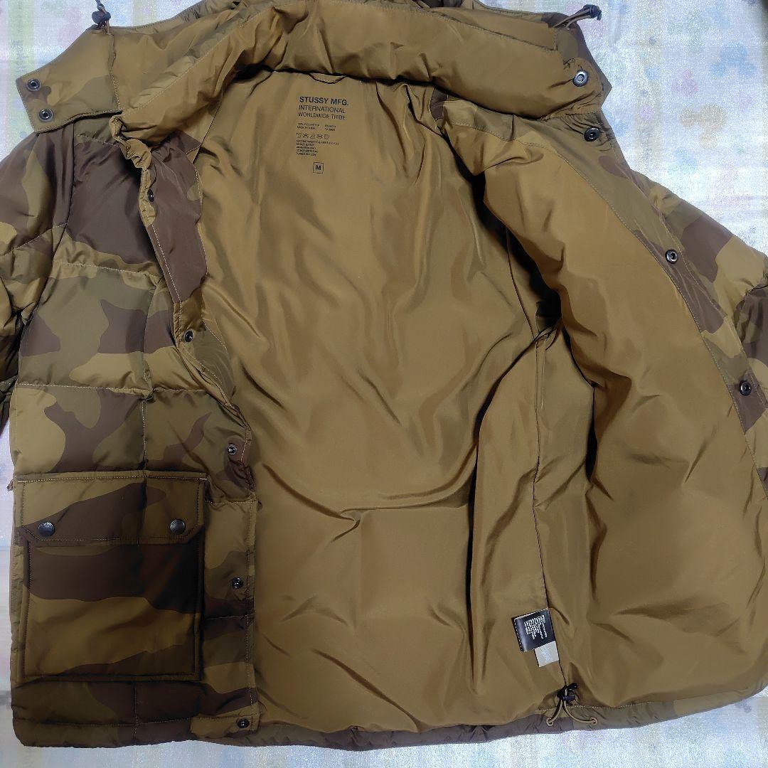 STUSSY 迷彩ダウンジャケット 20TH SURPLUS　メンズ