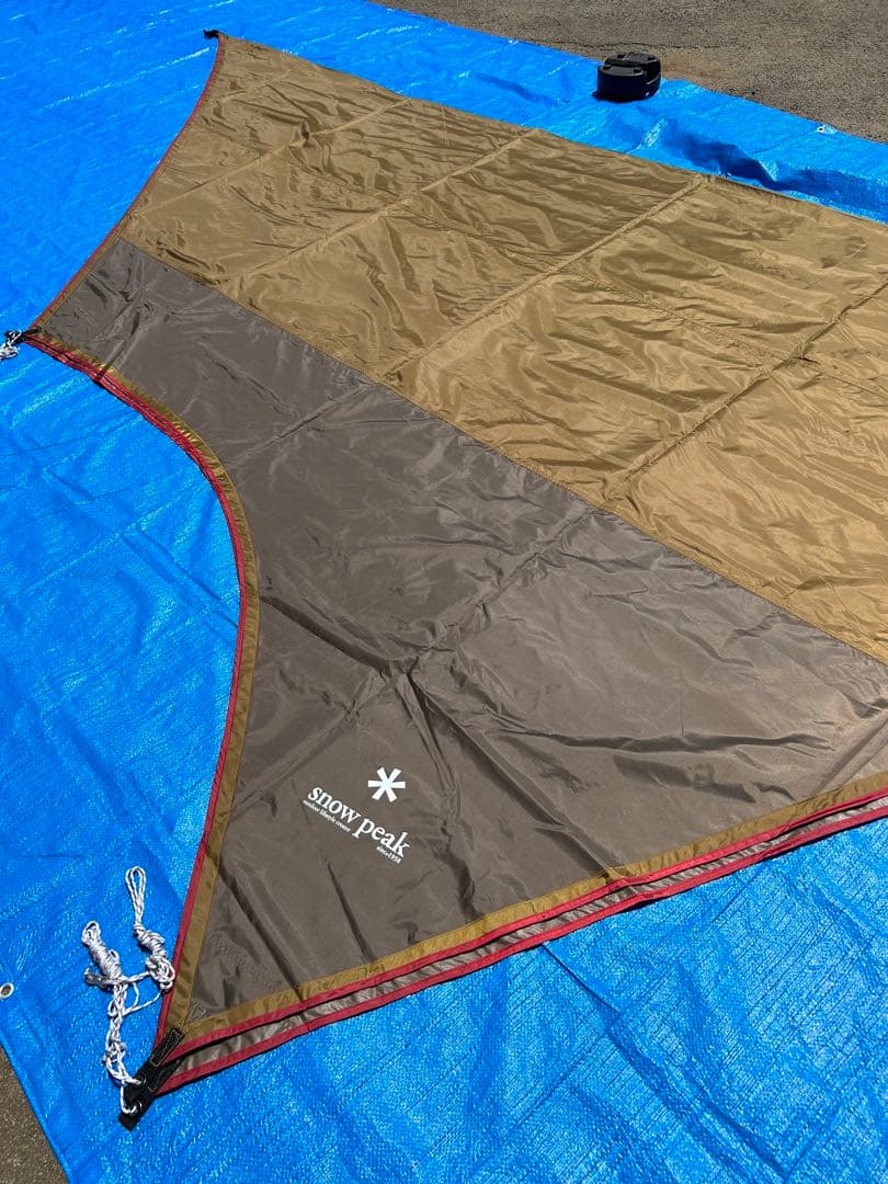 【美品】 peak アメニティタープ ヘキサLセット TP-851SR