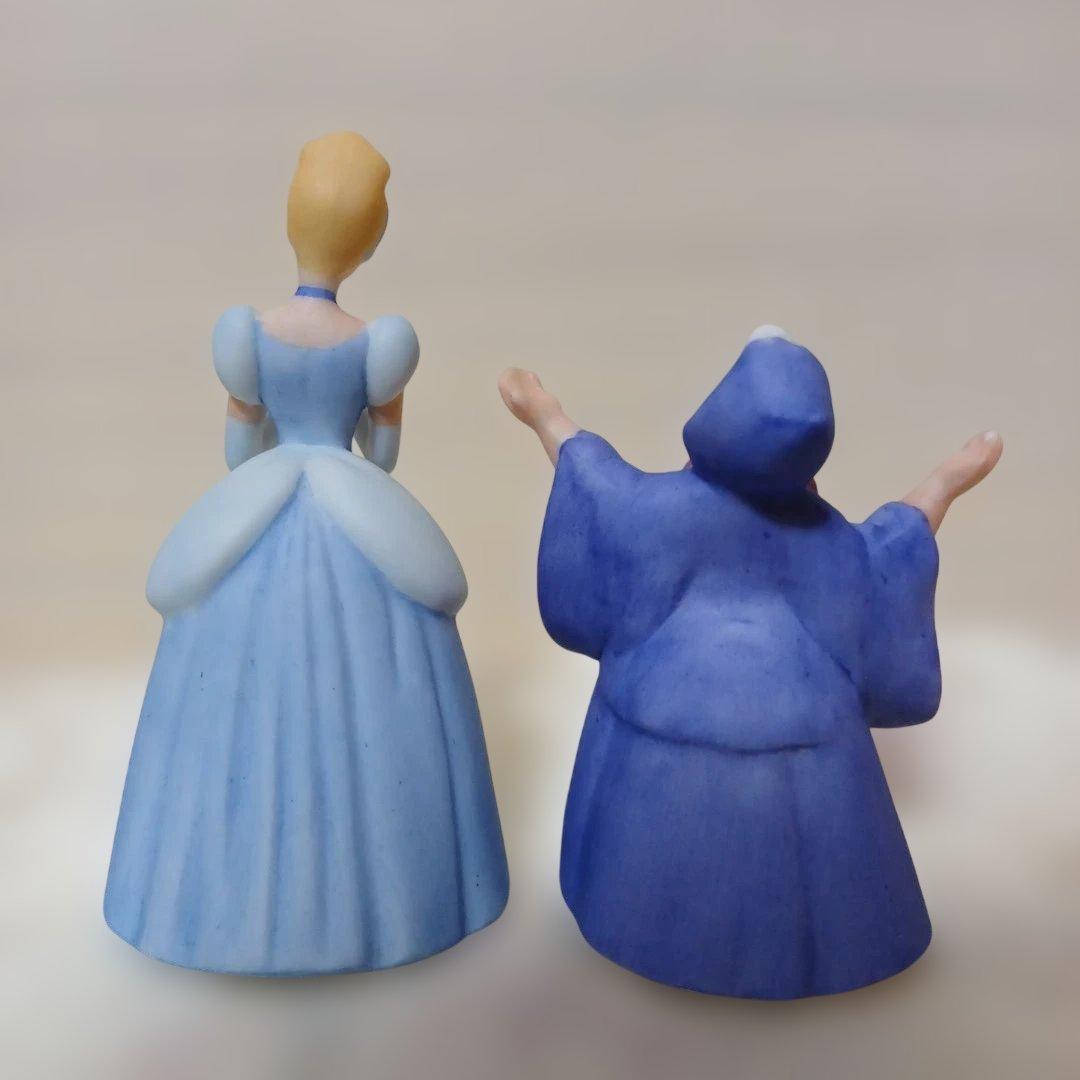 ディズニー　シンデレラ　陶器　加藤工芸　フィギュア　置物　セット品