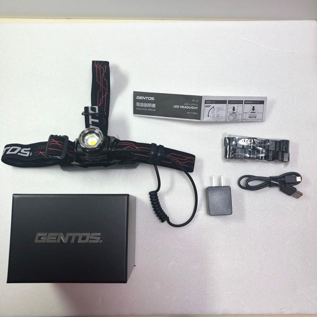GENTOS ヘッドライト　GH-118RG