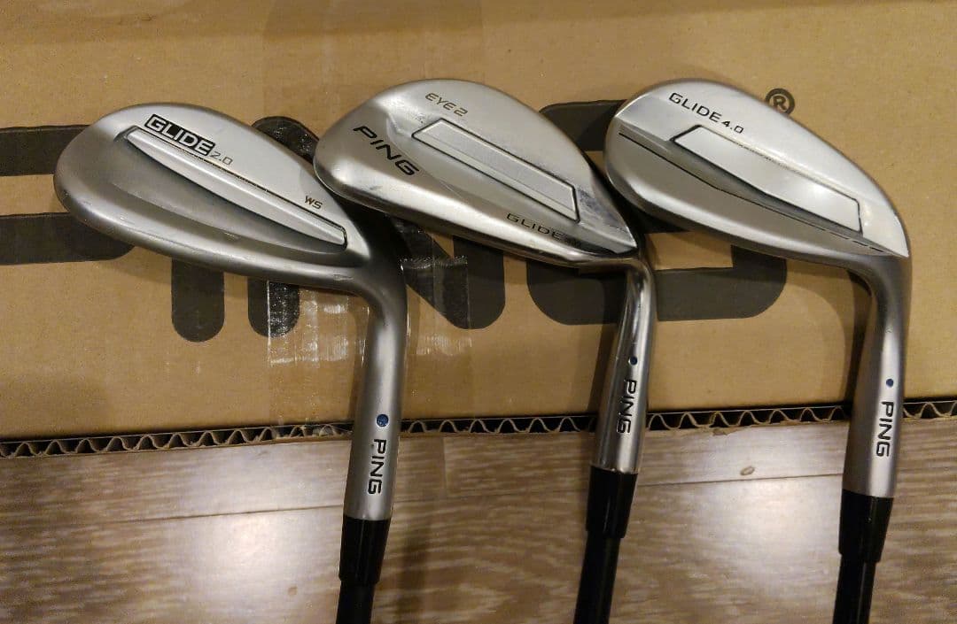 【更に値下げ　カーボンシャフト】ピンGLIDE　50、54、58度セット、おまけ