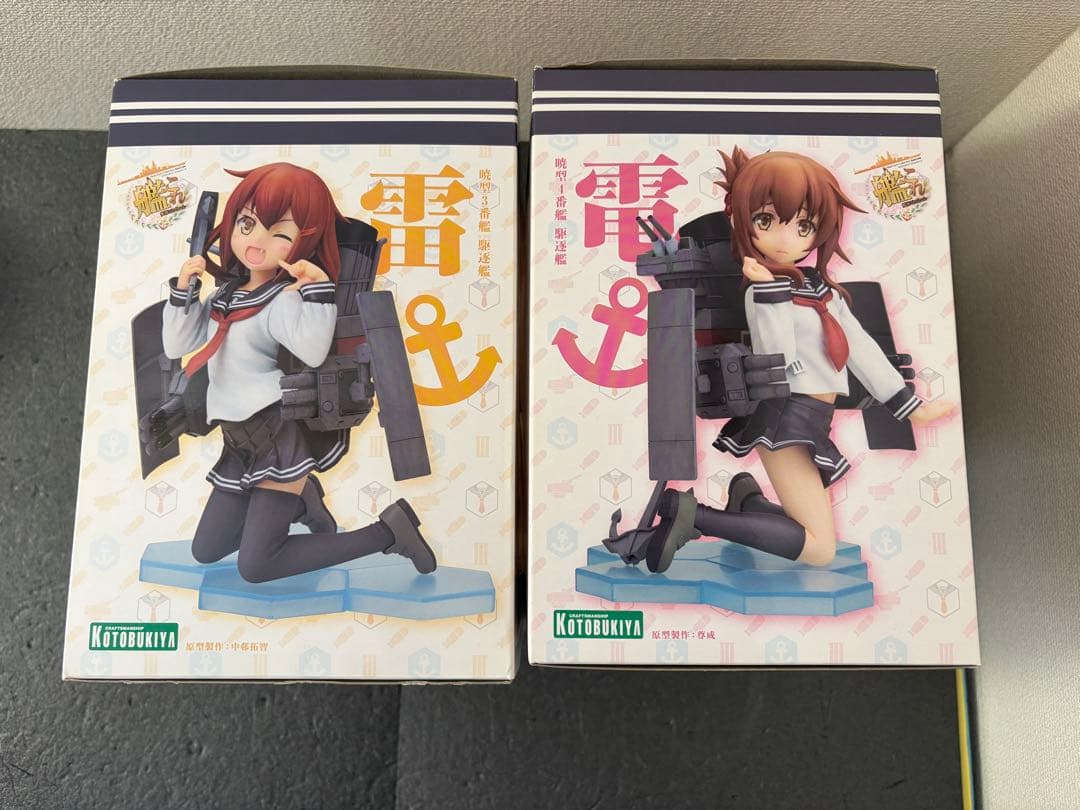 未開封　艦これ フィギュア 雷 電 コトブキヤ　いかづち　いなづま　アニメver