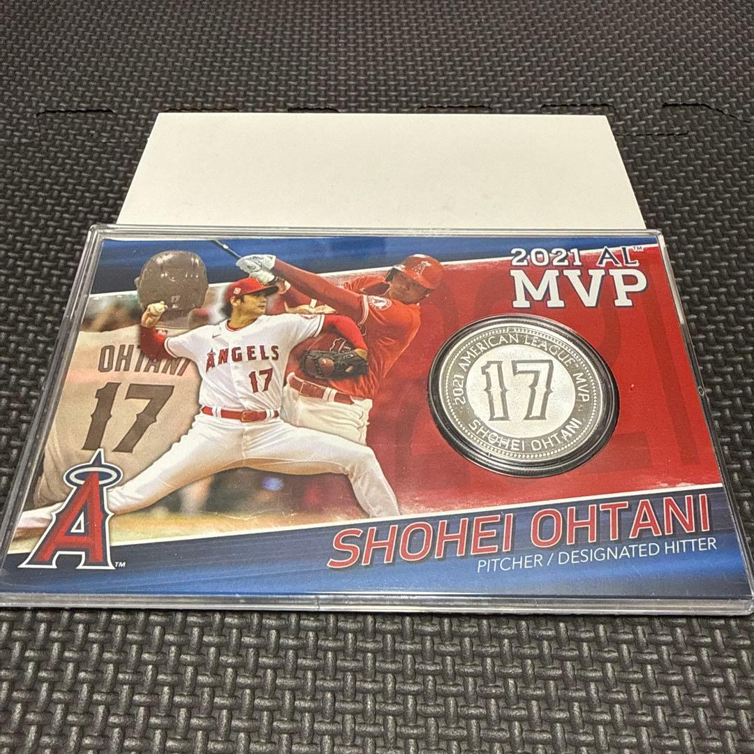 大谷翔平 2021年 AL MVP 記念グッズ2021年　獲得記念シルバー